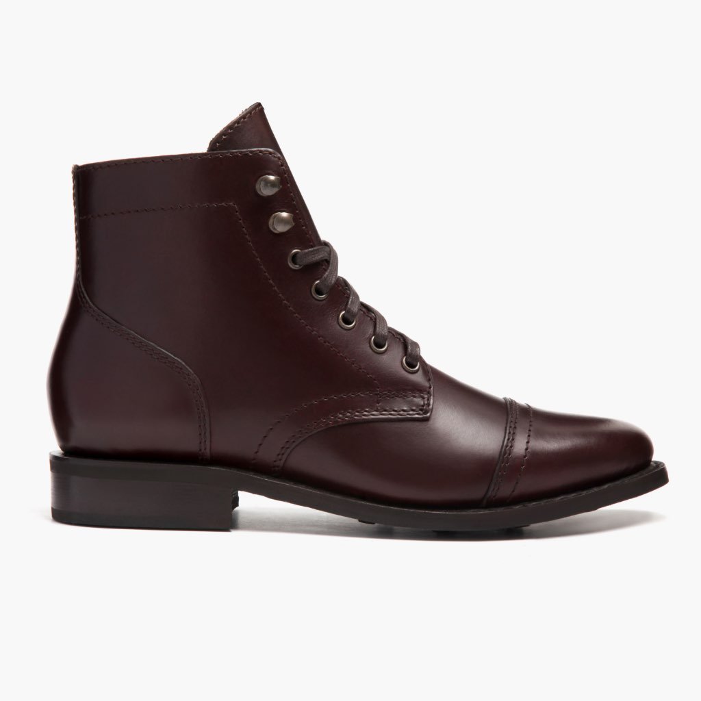 Botas con Cordones Thursday Boots Captain Cuero Mujer Cafes | MX423YXF