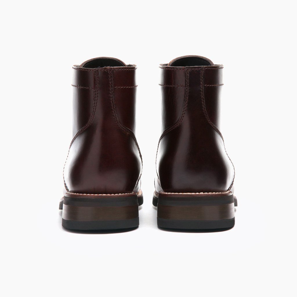 Botas con Cordones Thursday Boots Captain Cuero Hombre Vino | MX73KOR