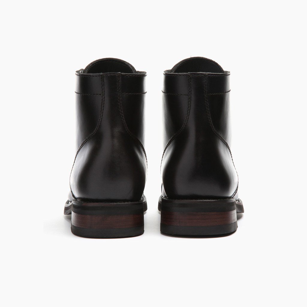 Botas con Cordones Thursday Boots Captain Cuero Hombre Negros | MX75HAP