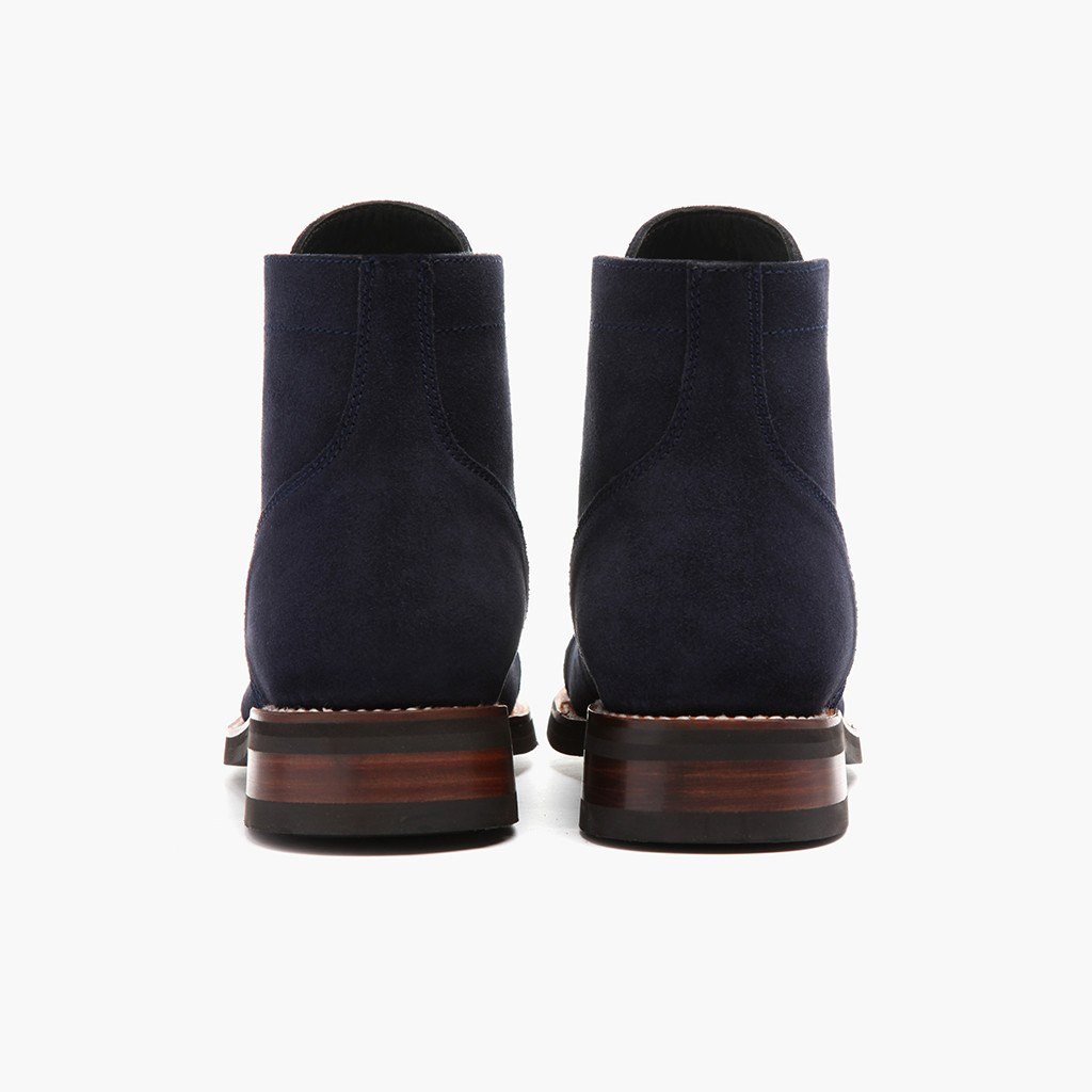 Botas con Cordones Thursday Boots Captain Gamuza Hombre Azules | MX87RVD