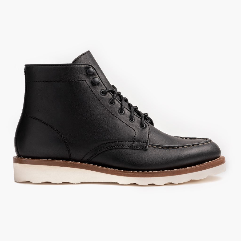 Botas con Cordones Thursday Boots Diplomat Cuero Mujer Negros | MX345YXF