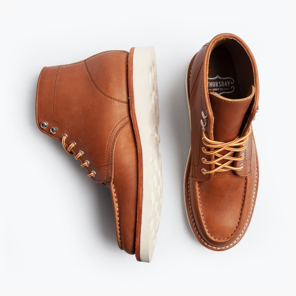 Botas con Cordones Thursday Boots Diplomat Cuero Hombre Marrom | MX94VRW