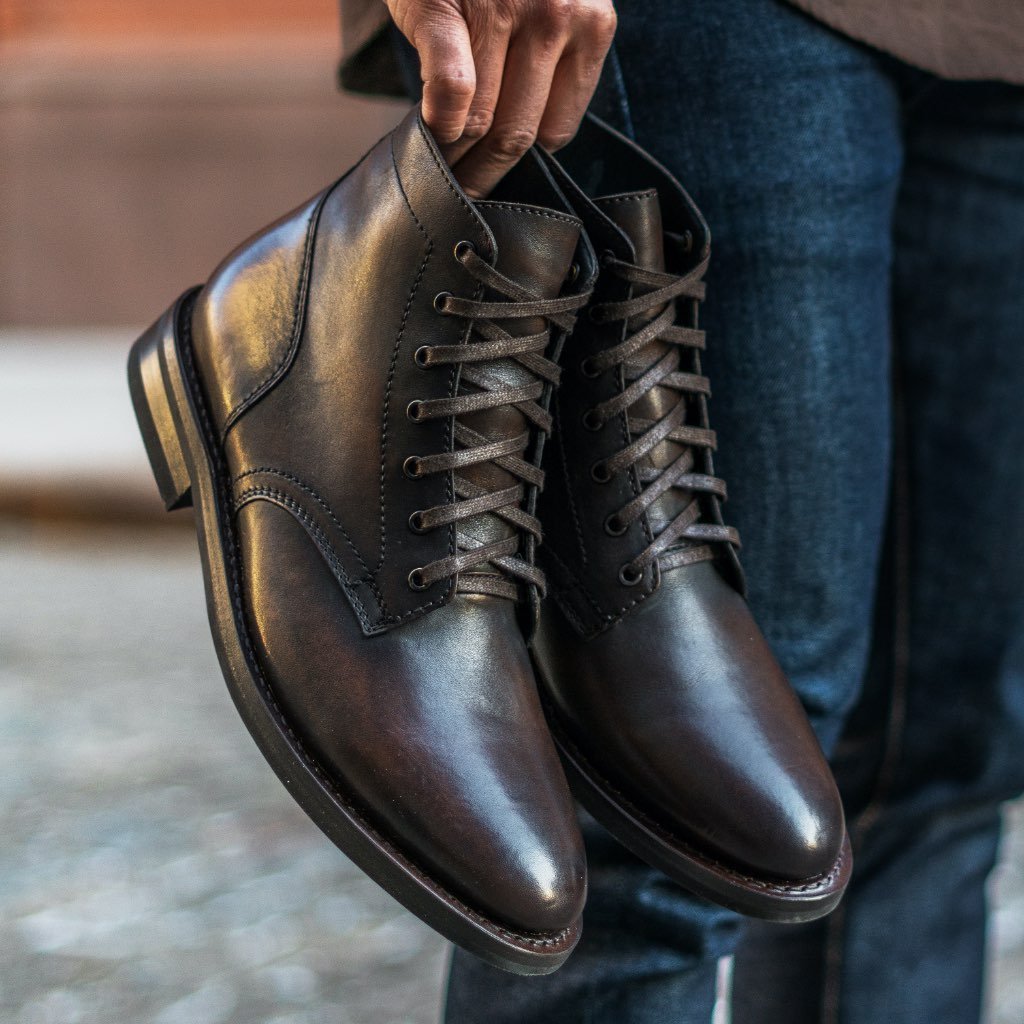 Botas con Cordones Thursday Boots President Cuero Classic Hombre Cafes | MX111YXF