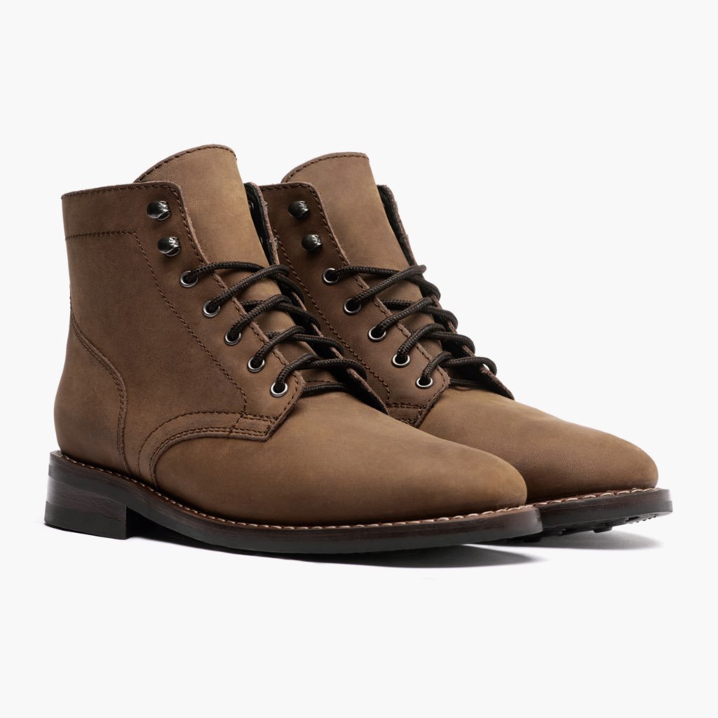 Botas con Cordones Thursday Boots President Cuero Gamuza Hombre Marrom | MX113RVD