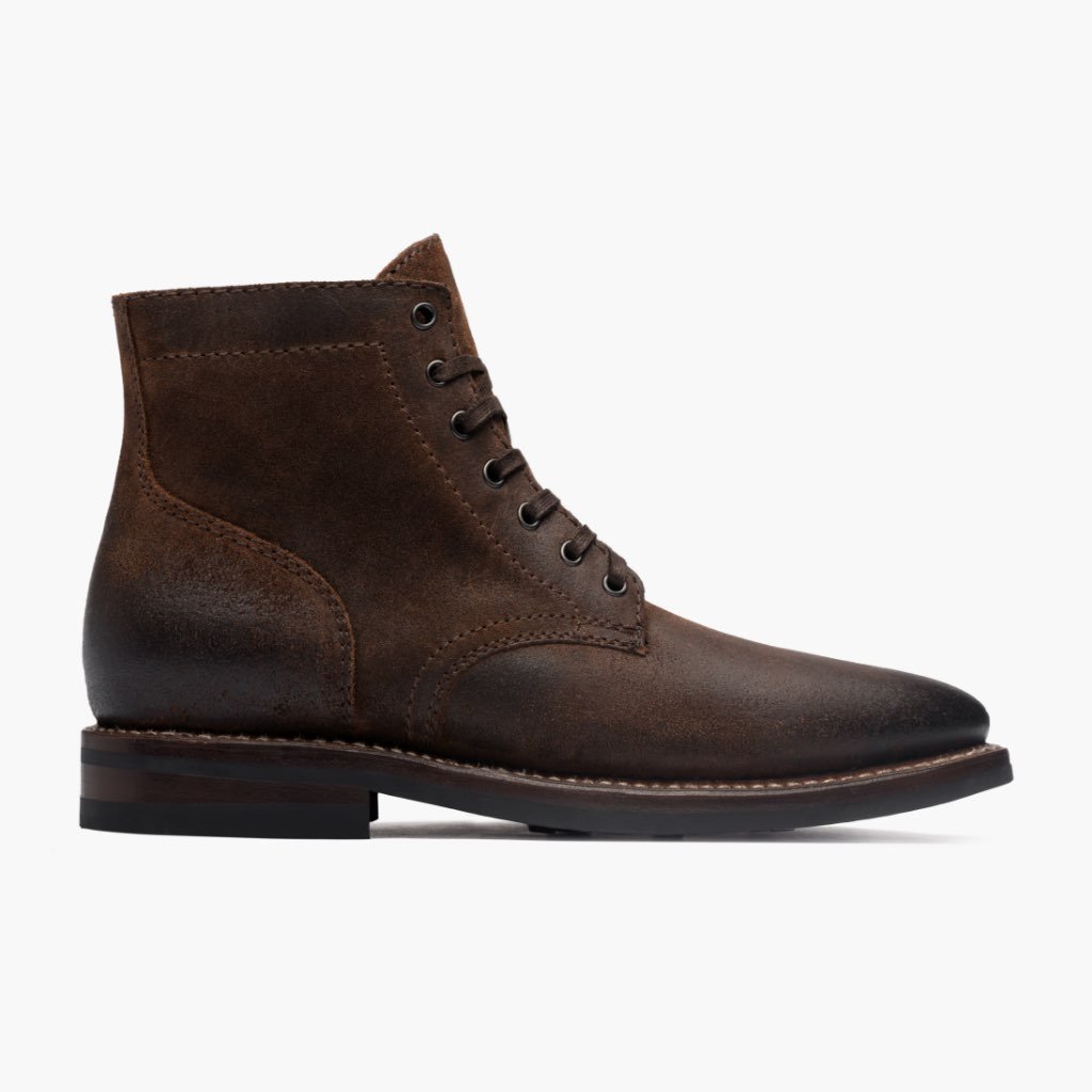 Botas con Cordones Thursday Boots President Gamuza Hombre Cafes | MX115WNB