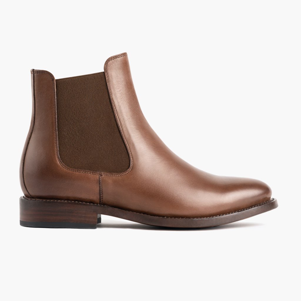 Botines Chelsea Thursday Boots Cavalier Cuero Hombre Marrom | MX19ZUT