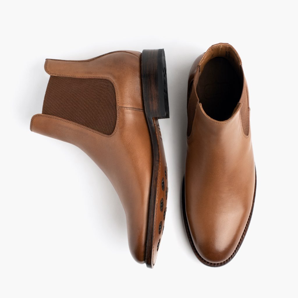 Botines Chelsea Thursday Boots Cavalier Cuero Rugged & Resilient Hombre Marrom | MX20LIS