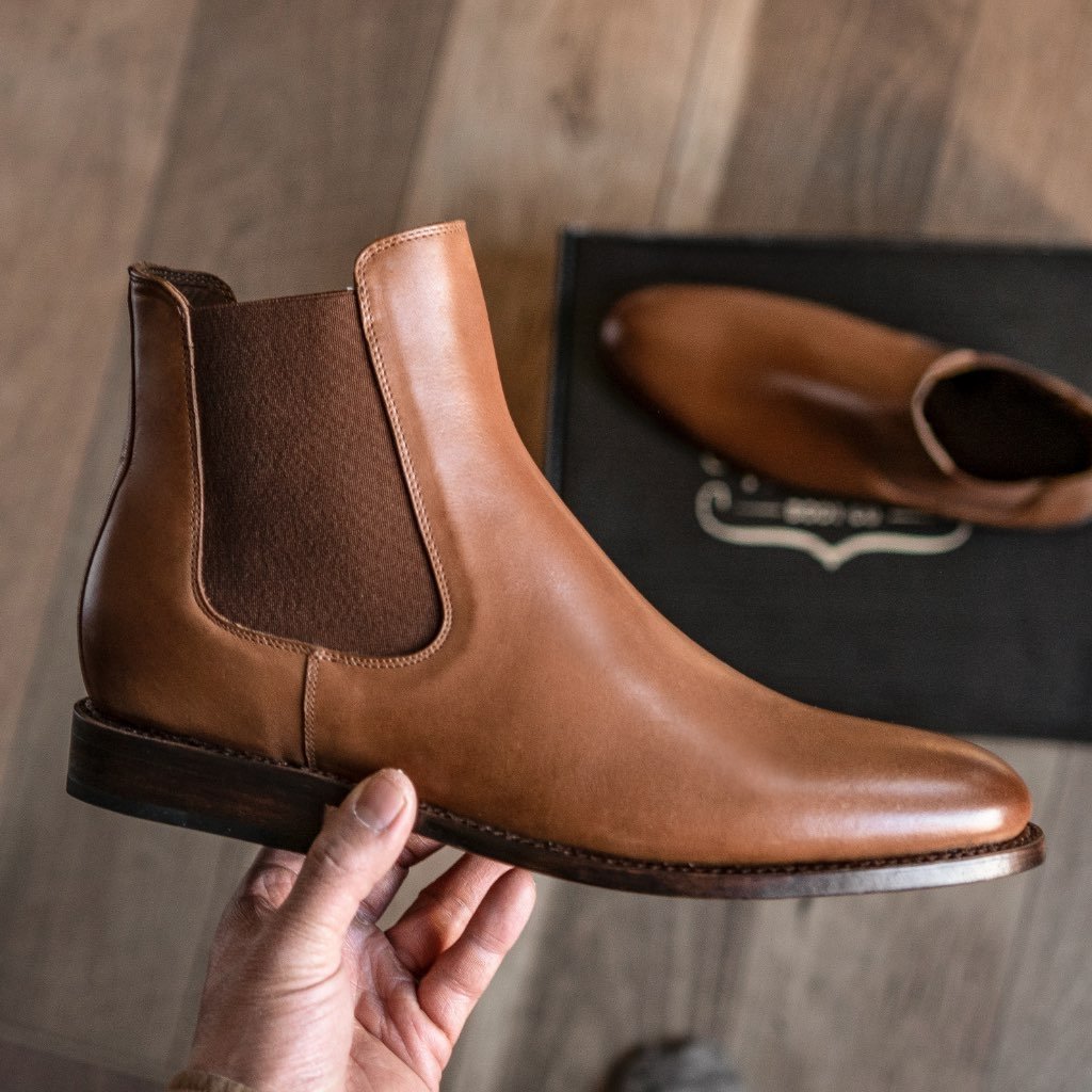 Botines Chelsea Thursday Boots Cavalier Cuero Rugged & Resilient Hombre Marrom | MX20LIS