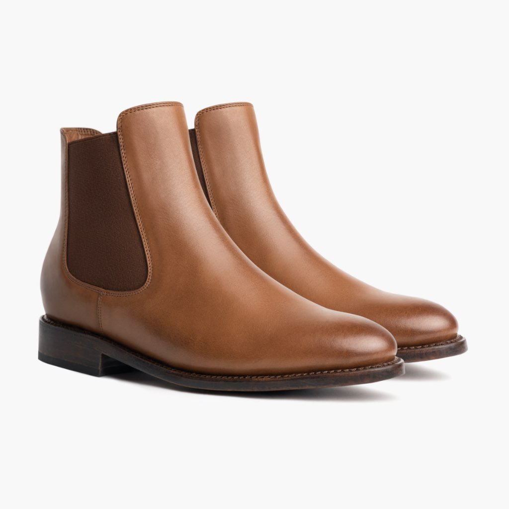 Botines Chelsea Thursday Boots Cavalier Cuero Rugged & Resilient Hombre Marrom | MX20LIS