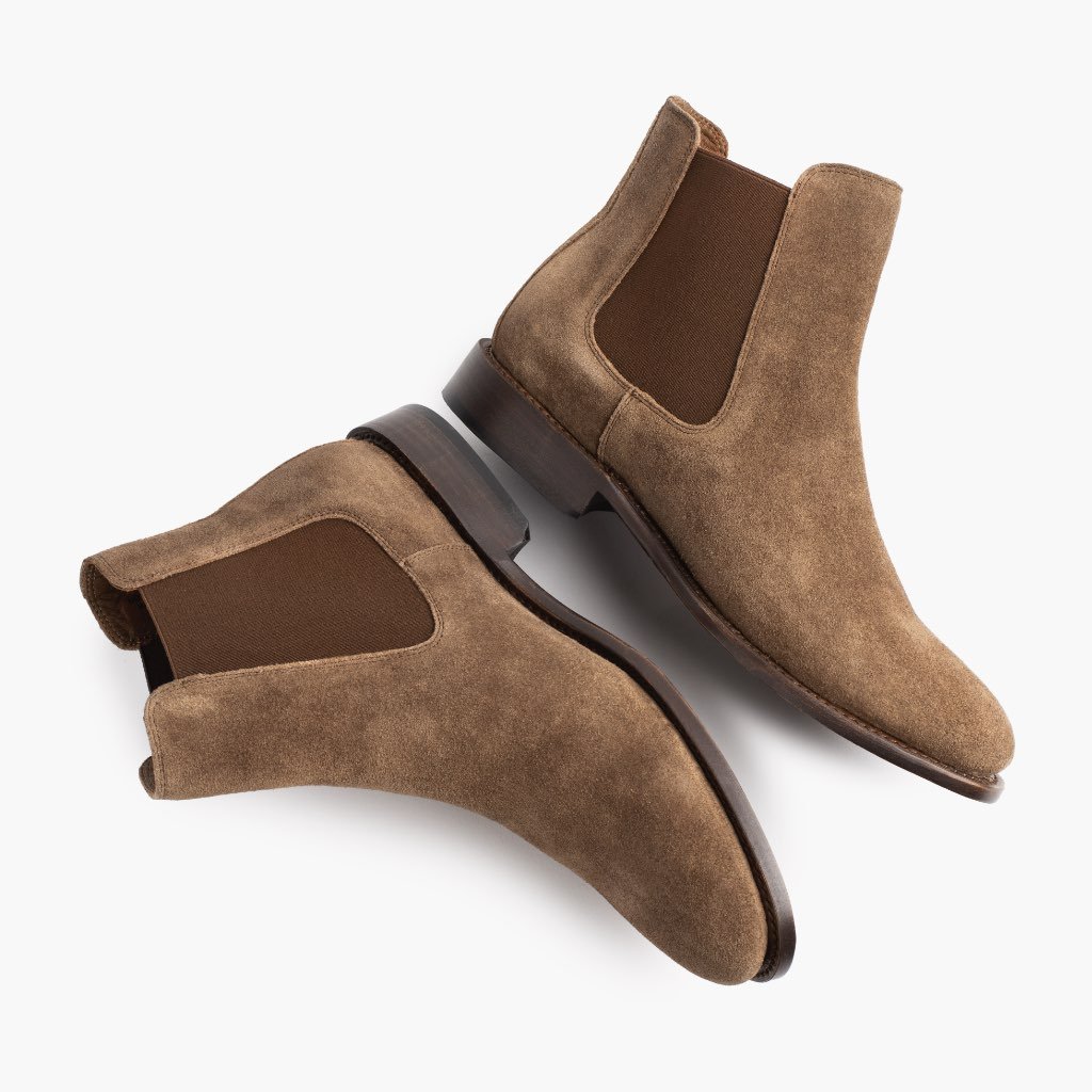 Botines Chelsea Thursday Boots Cavalier Gamuza Hombre Marrom | MX23HAP