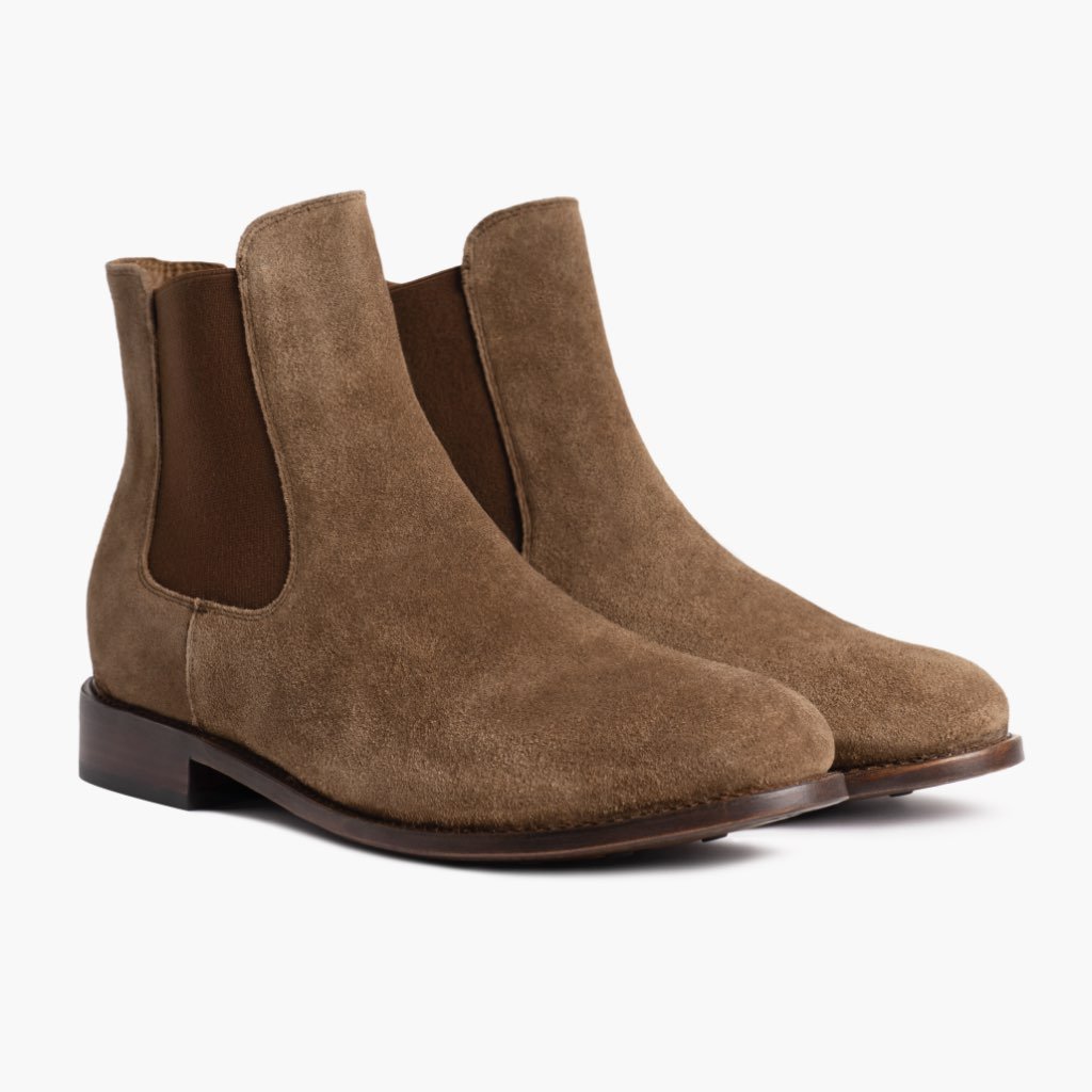 Botines Chelsea Thursday Boots Cavalier Gamuza Hombre Marrom | MX23HAP