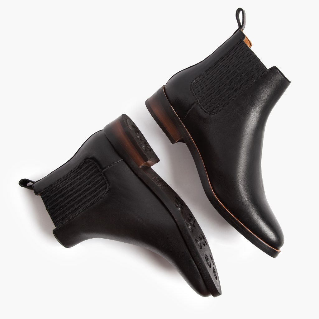 Botines Chelsea Thursday Boots Dreamer Cuero Mujer Negros | MX186OKI