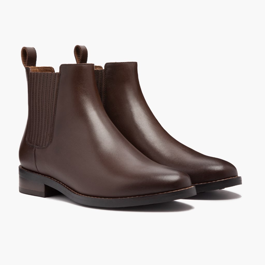 Botines Chelsea Thursday Boots Dreamer Cuero Mujer Chocolate | MX357ZUT