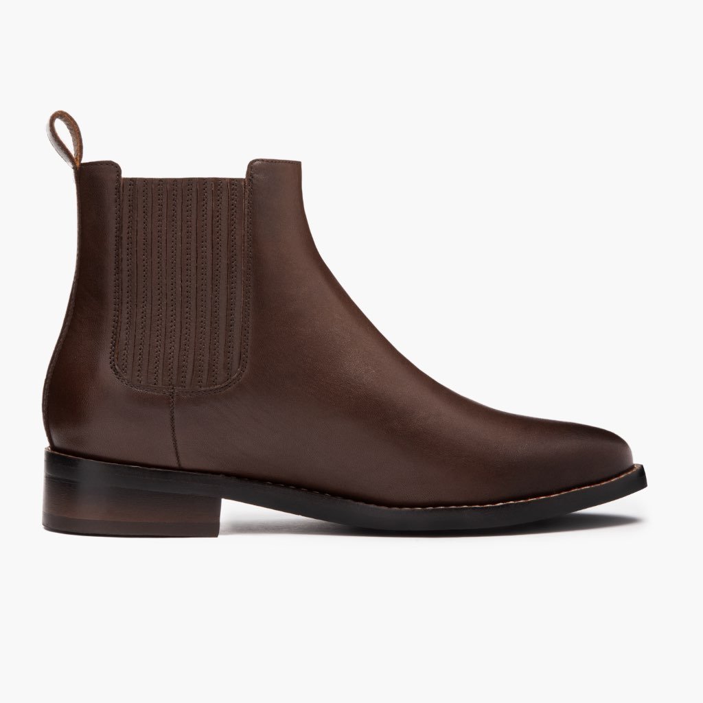 Botines Chelsea Thursday Boots Dreamer Cuero Mujer Chocolate | MX357ZUT