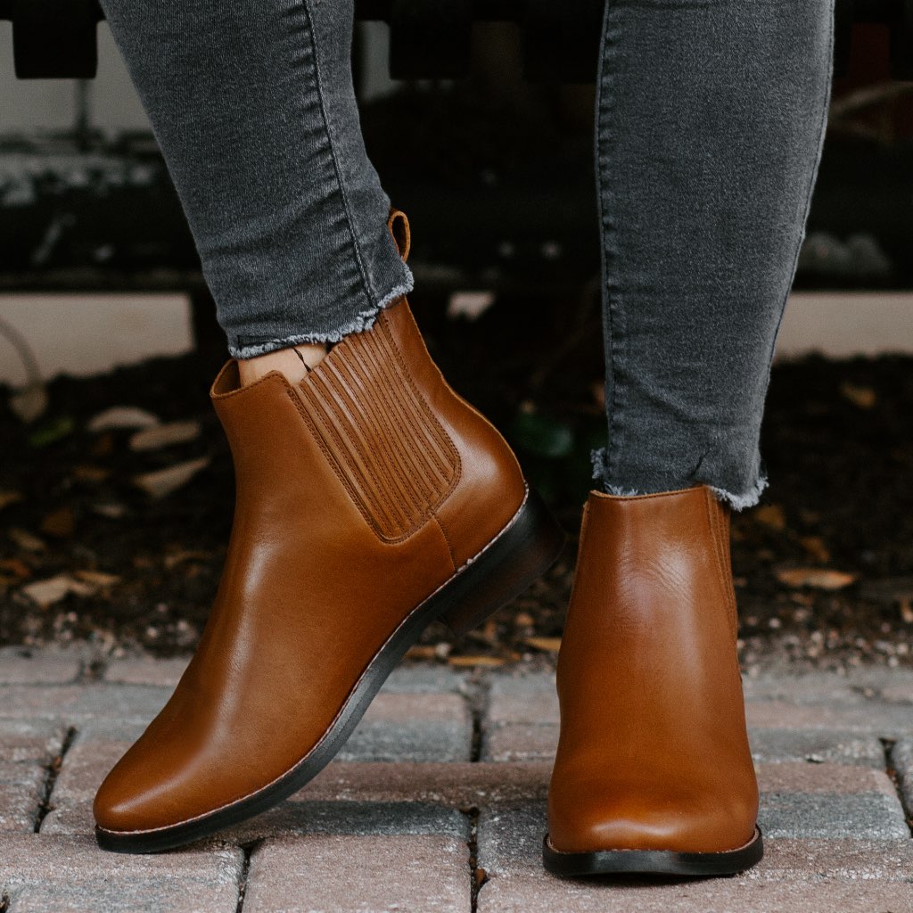 Botines Chelsea Thursday Boots Dreamer Cuero Mujer Marrom | MX358LIS