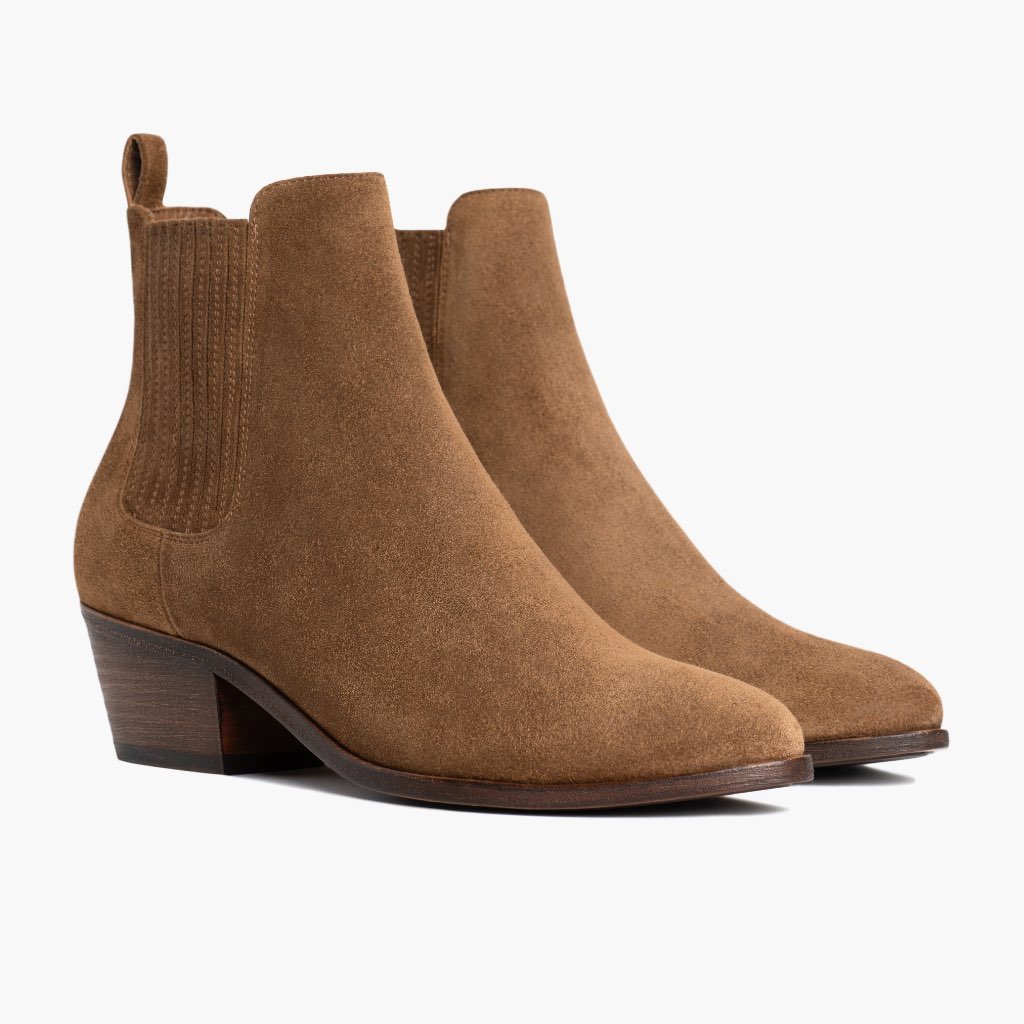 Botines Chelsea Thursday Boots Dreamer Gamuza Mujer Marrom | MX360JPQ