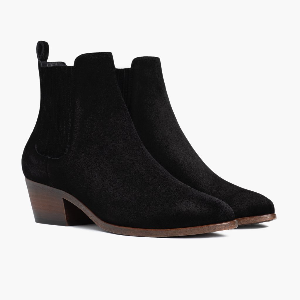 Botines Chelsea Thursday Boots Dreamer Gamuza Mujer Negros | MX361HAP