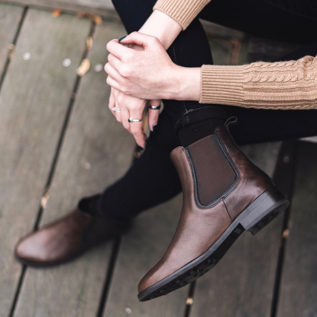 Botines Chelsea Thursday Boots Duchess Cuero Mujer Marrom | MX363FDN