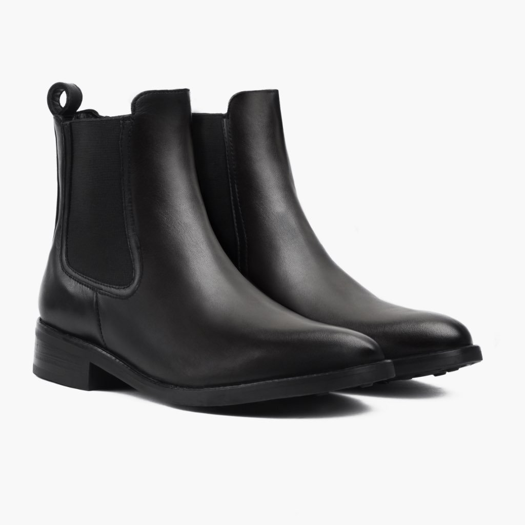 Botines Chelsea Thursday Boots Duchess Cuero Mujer Negros | MX365MXL