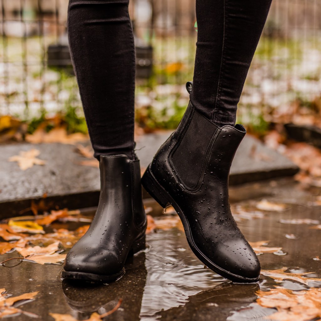 Botines Chelsea Thursday Boots Duchess Cuero Mujer Negros | MX365MXL