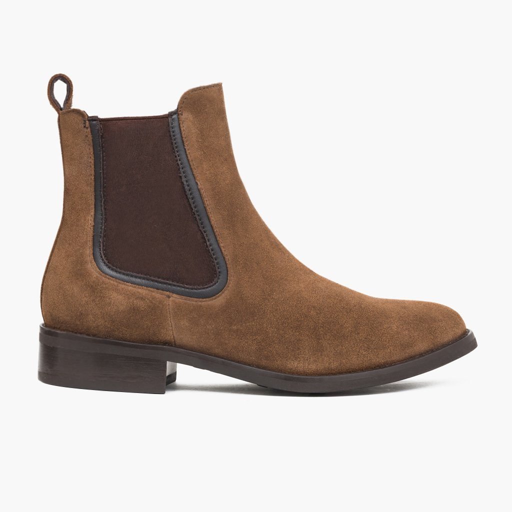 Botines Chelsea Thursday Boots Duchess Gamuza Mujer Marrom | MX367PJJ