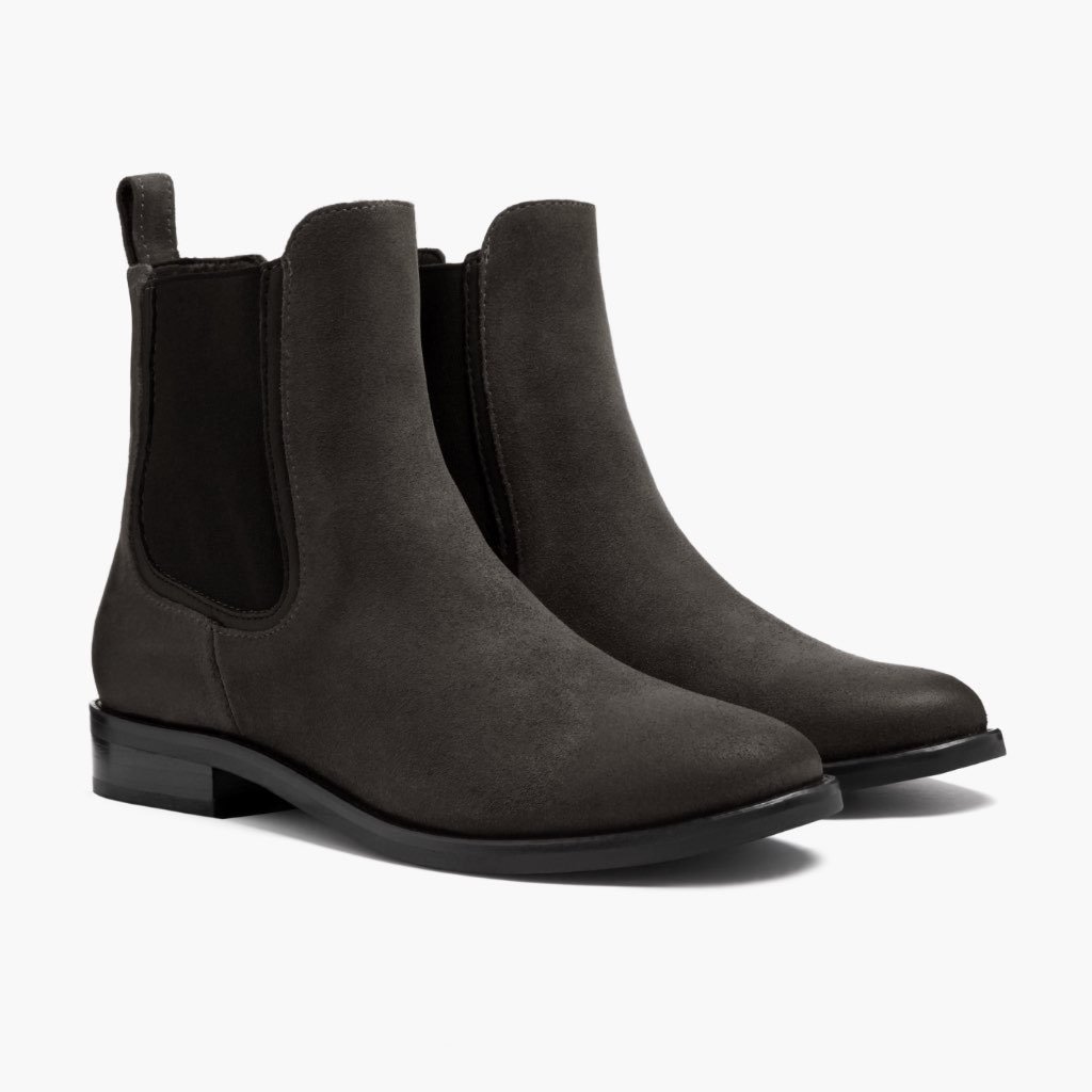 Botines Chelsea Thursday Boots Duchess Gamuza Mujer Grises | MX368OKI