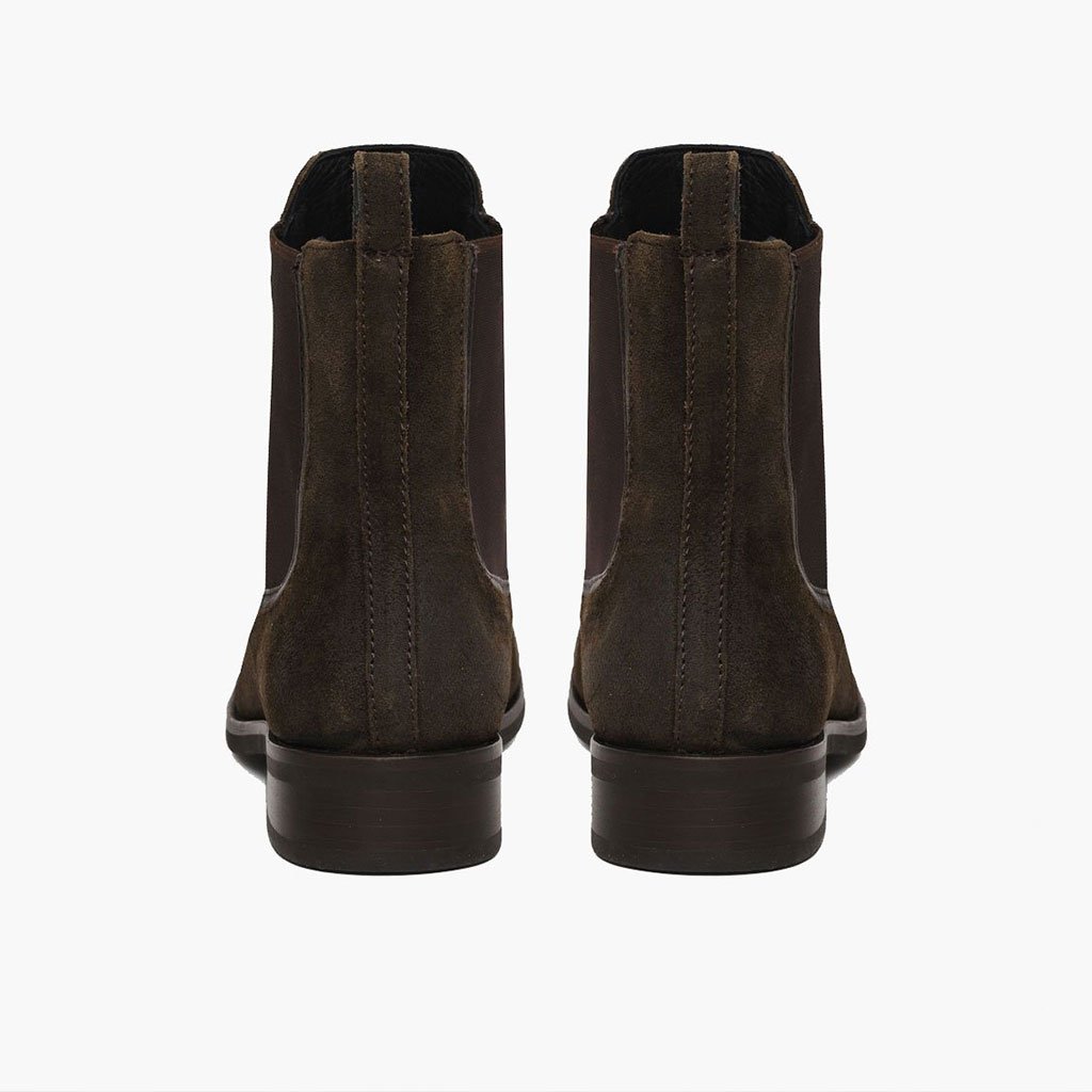 Botines Chelsea Thursday Boots Duchess Gamuza Mujer Azules Verde Oliva | MX369ILH