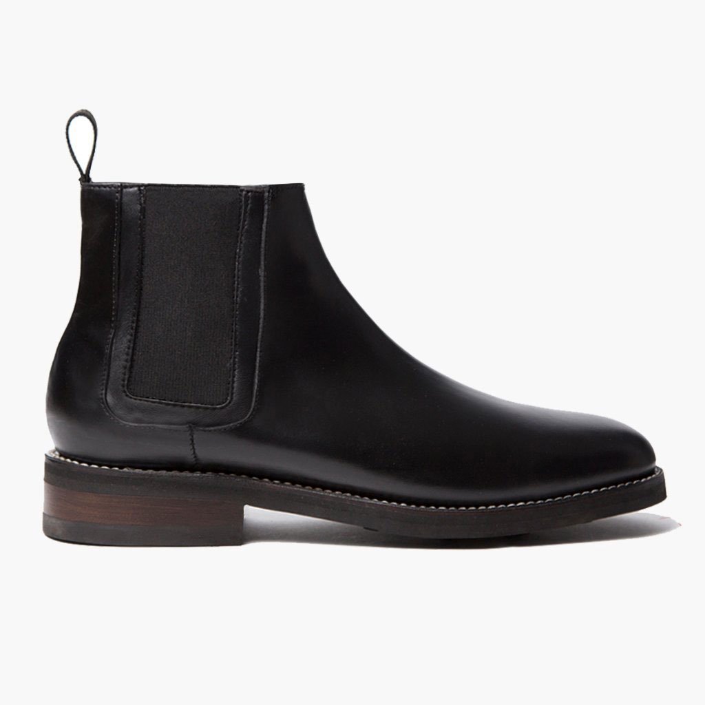 Botines Chelsea Thursday Boots Duke Cuero Hombre Negros | MX25FDN