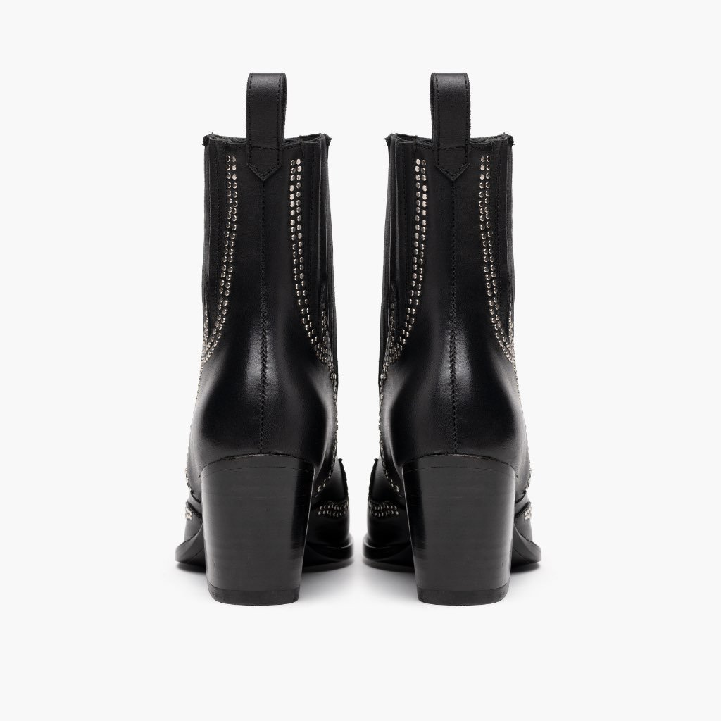 Botines Chelsea Thursday Boots Icon Cuero Mujer Negros | MX373RVD