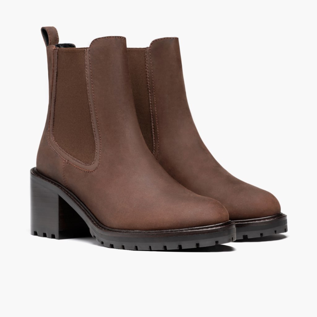 Botines Chelsea Thursday Boots Knockout Cuero Mujer Chocolate | MX374EBC