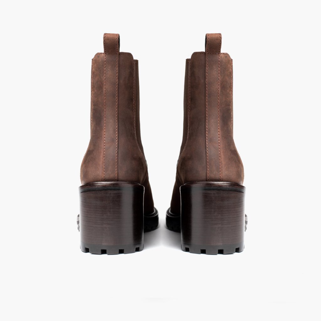 Botines Chelsea Thursday Boots Knockout Cuero Mujer Chocolate | MX374EBC