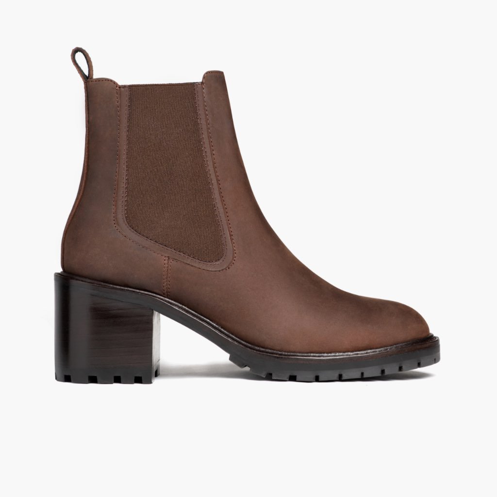 Botines Chelsea Thursday Boots Knockout Cuero Mujer Chocolate | MX374EBC