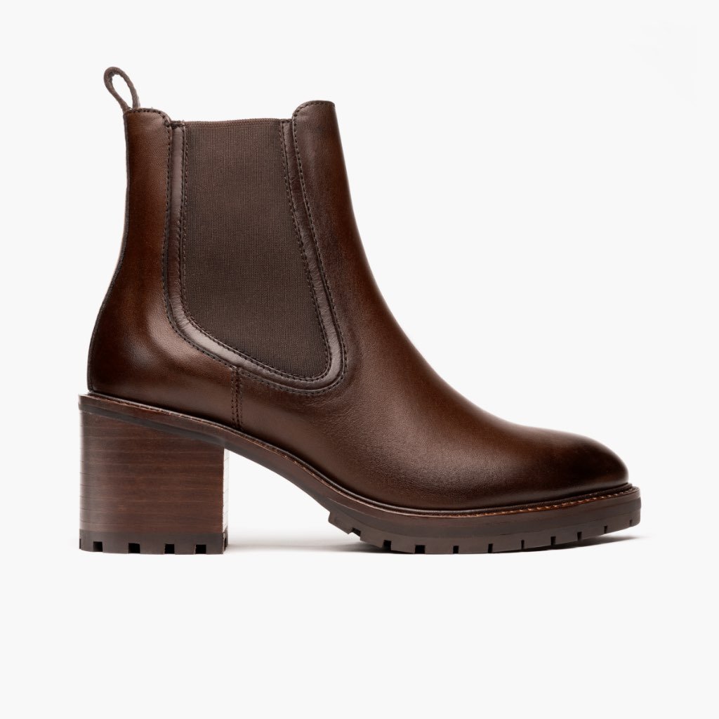 Botines Chelsea Thursday Boots Knockout Cuero Mujer Cafes | MX375WNB