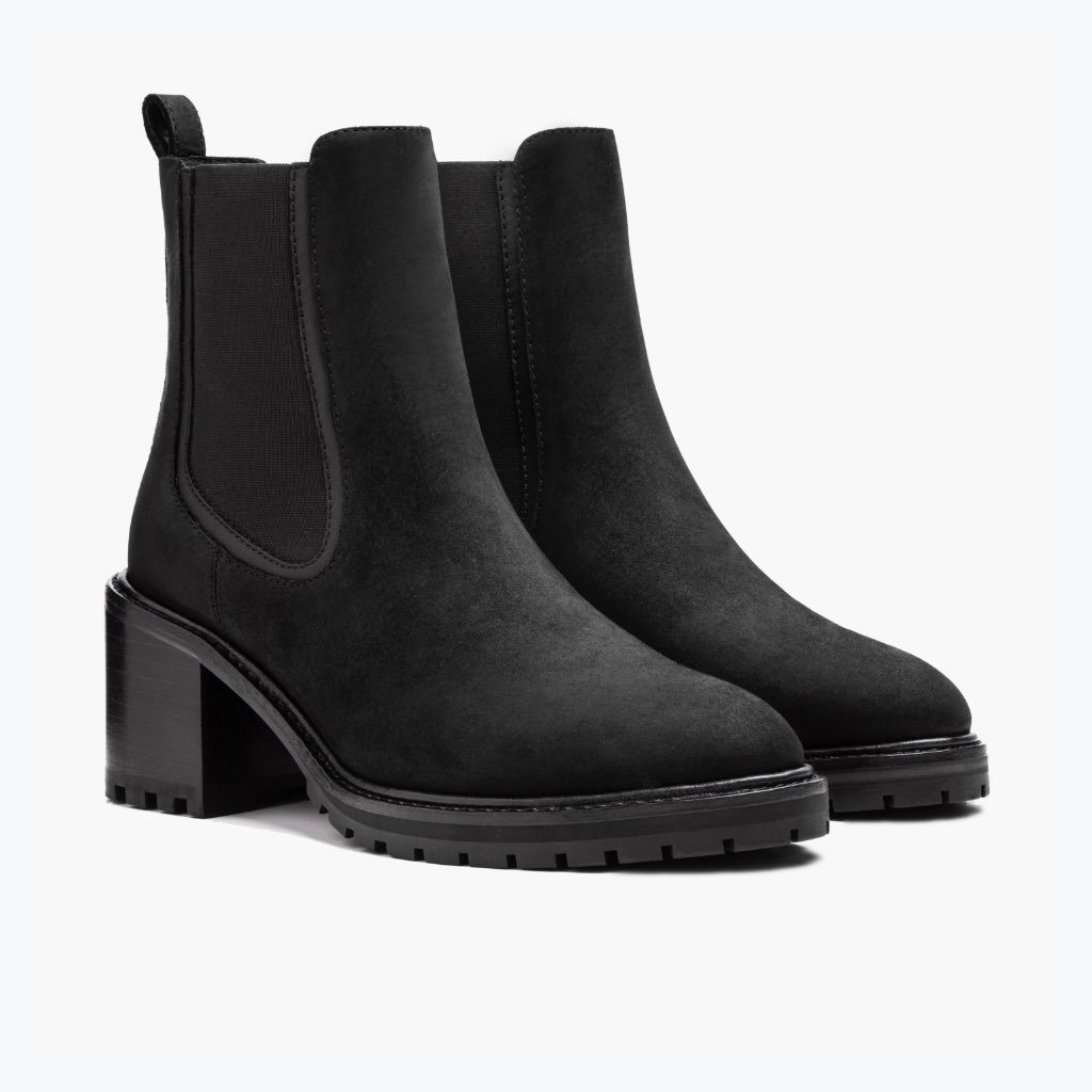 Botines Chelsea Thursday Boots Knockout Cuero Mujer Negros | MX376QMA