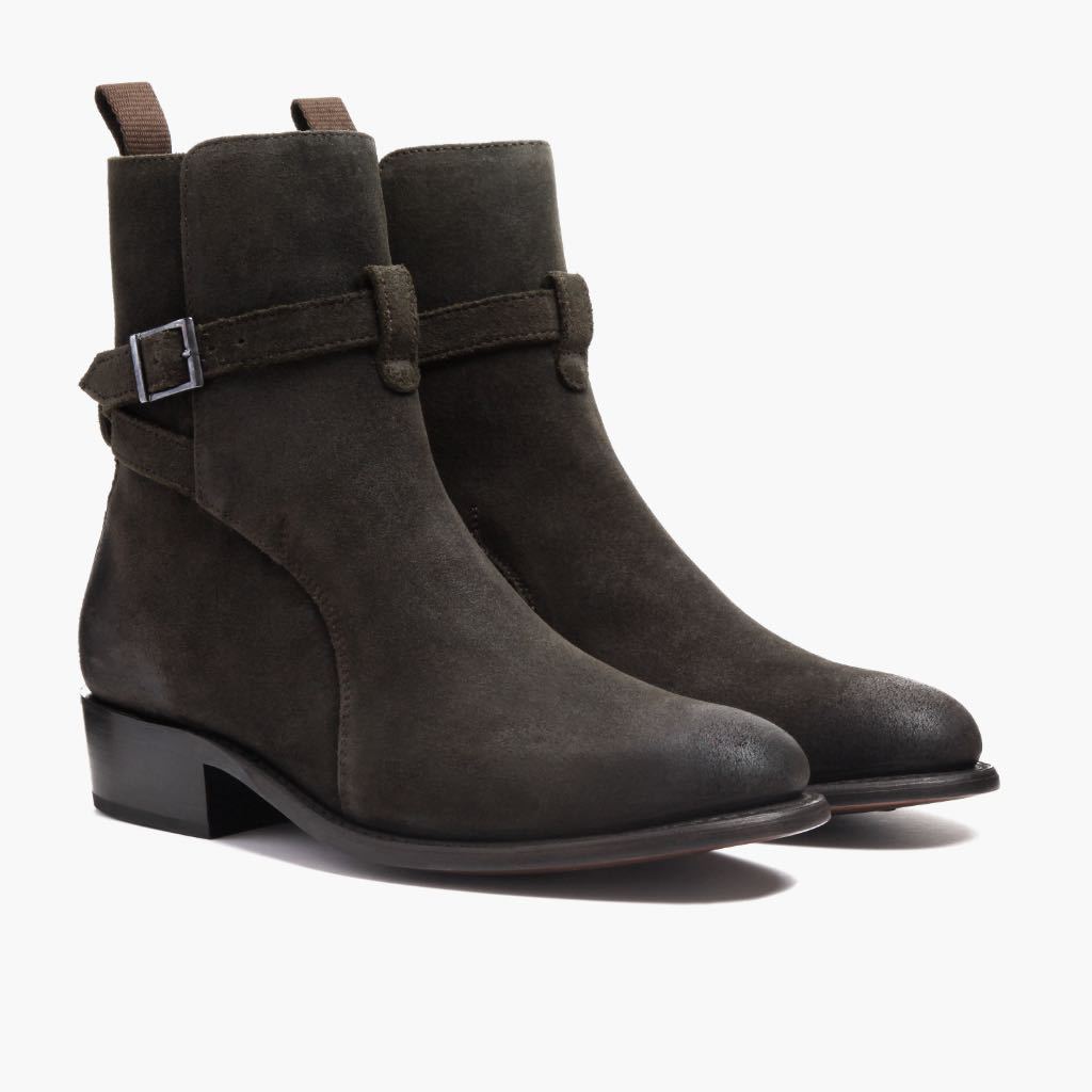 Botines Chelsea Thursday Boots Rogue Gamuza Hombre Negros | MX37WNB