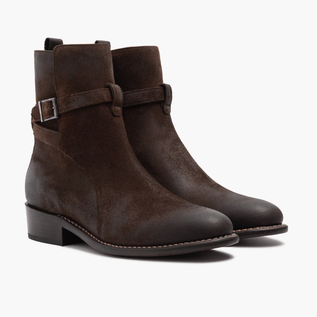 Botines Chelsea Thursday Boots Rogue Gamuza Hombre Vino | MX38QMA