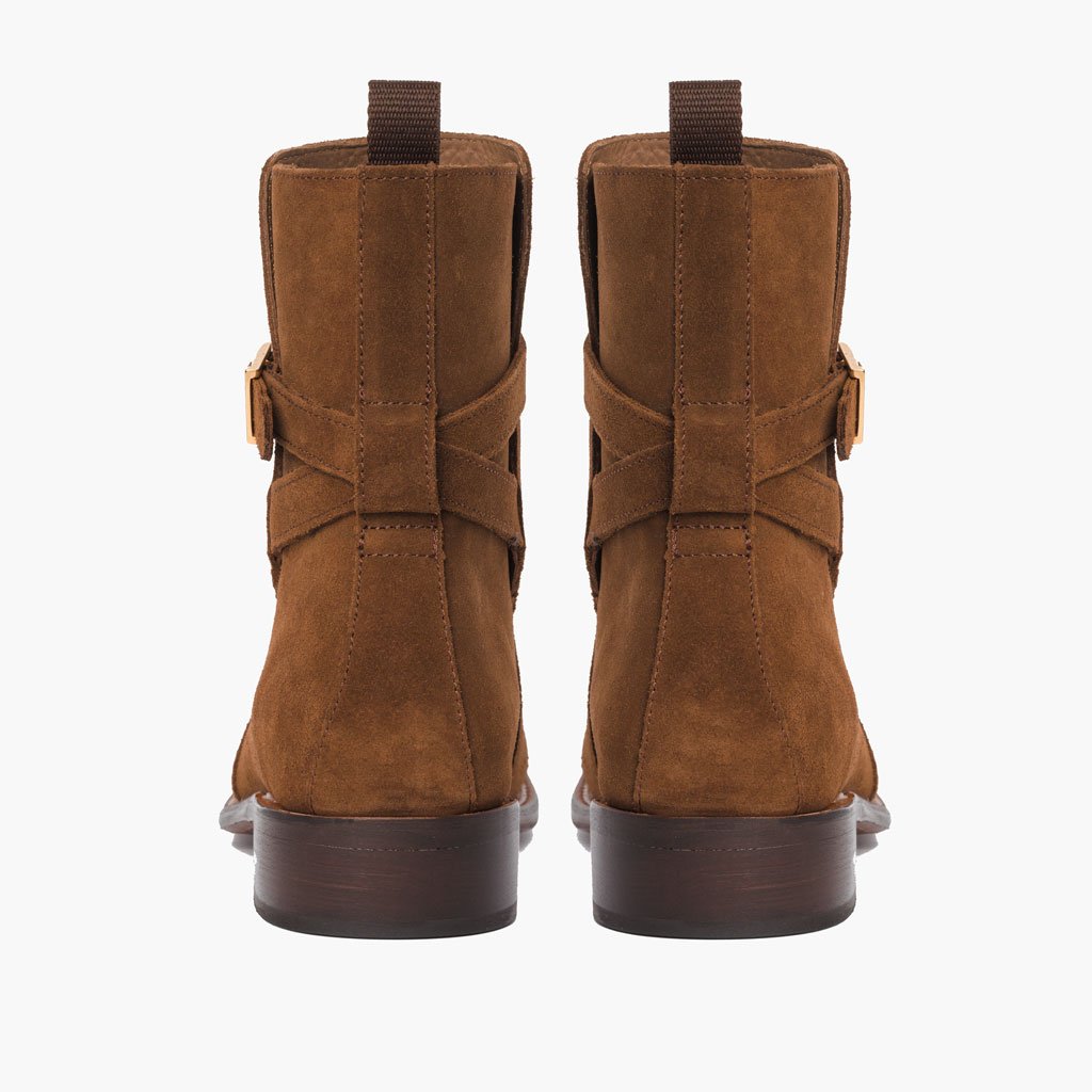 Botines Chelsea Thursday Boots Rogue Gamuza Rugged & Resilient Hombre Cafes | MX40NWY