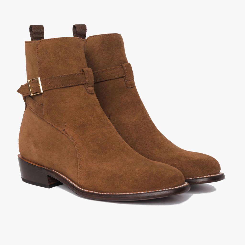 Botines Chelsea Thursday Boots Rogue Gamuza Rugged & Resilient Hombre Cafes | MX40NWY