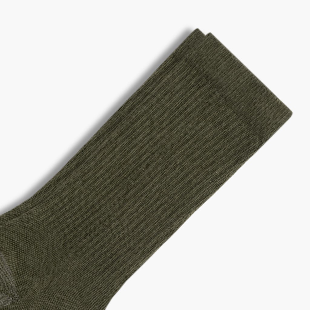 Calcetines Thursday Boots Sodello Classic Crew Algodon Hombre Verde Oliva | MX331ZUT