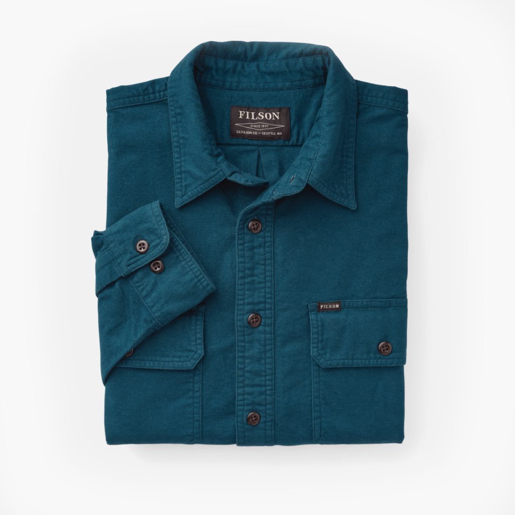 Camisas Thursday Boots Field Flannel Algodon Hombre Azules | MX283HAP