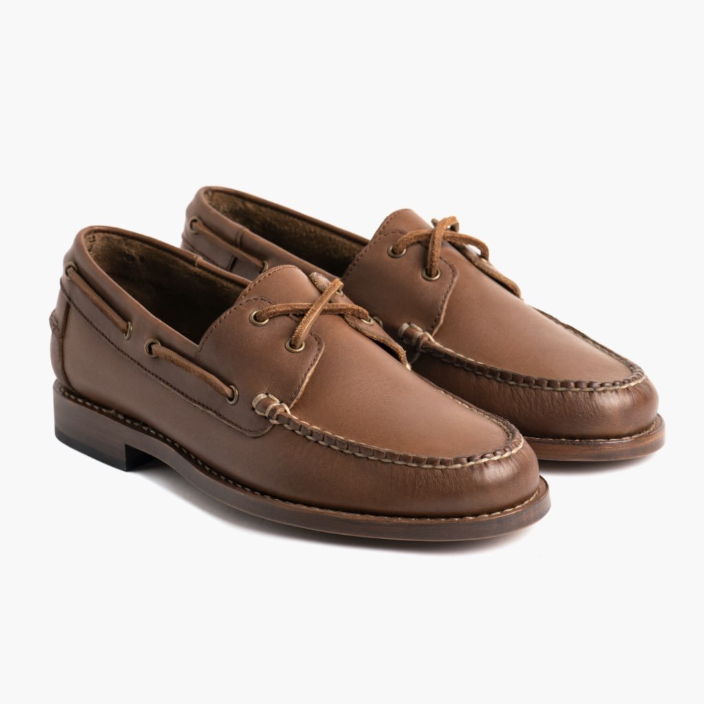 Loafers Thursday Boots Handsewn Cuero Classic Hombre Cafes | MX266UZG