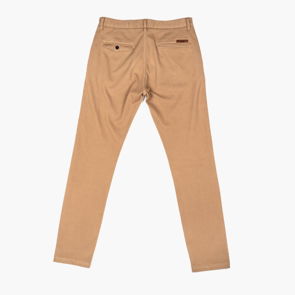 Pantalones Thursday Boots Axe Slim Fit Chinos Algodon Hombre Marrom | MX279ZUT