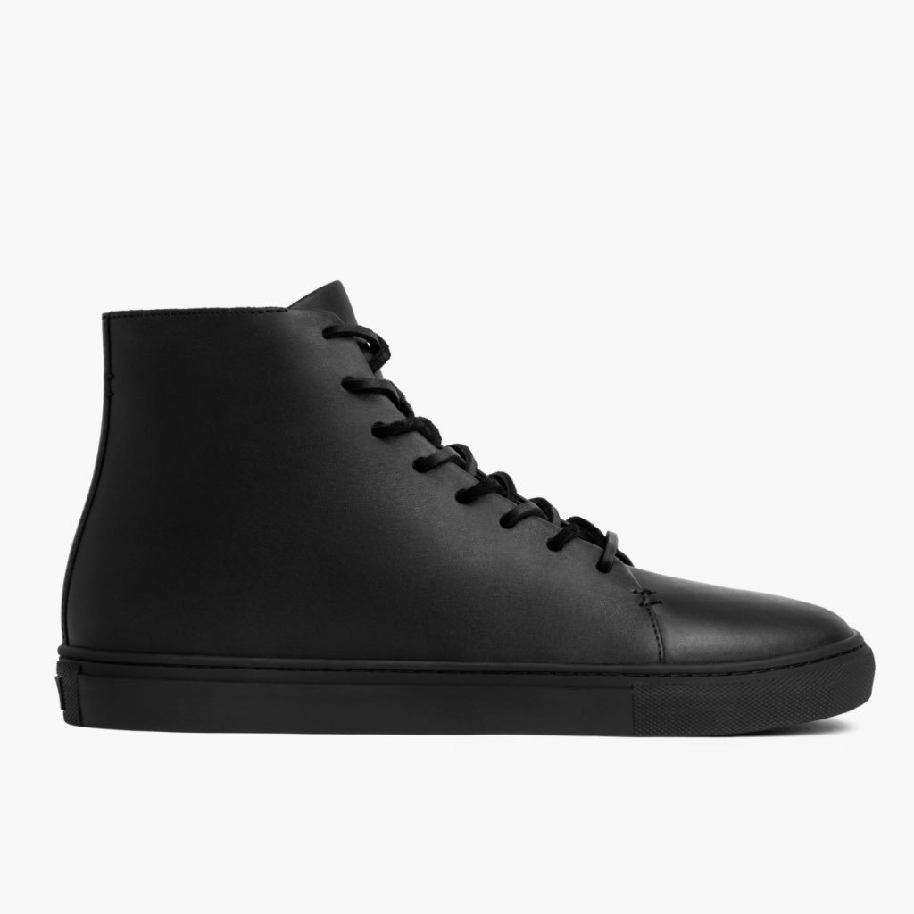 Tenis Thursday Boots Premier High Tops Cuero Hombre Negros | MX214UZG