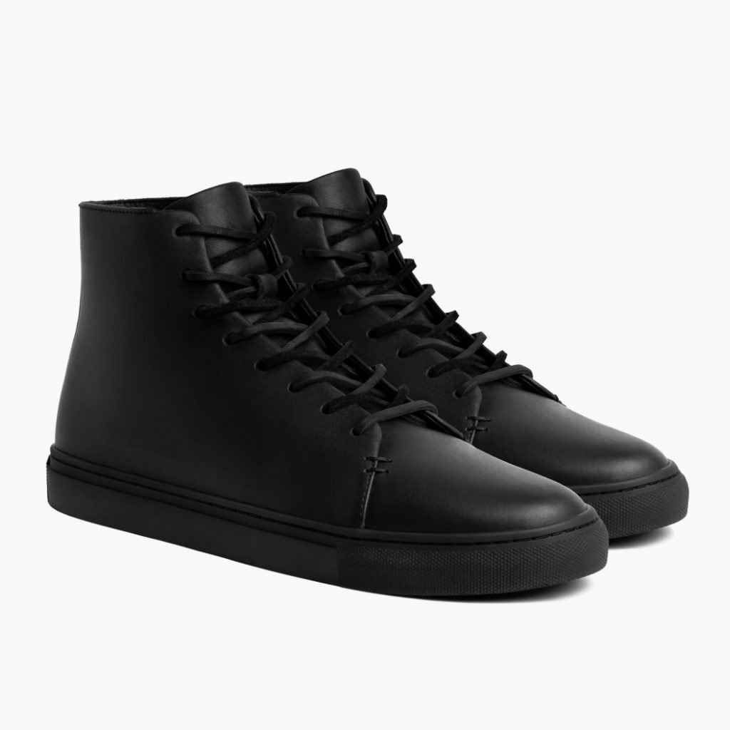 Tenis Thursday Boots Premier High Tops Cuero Hombre Negros | MX214UZG