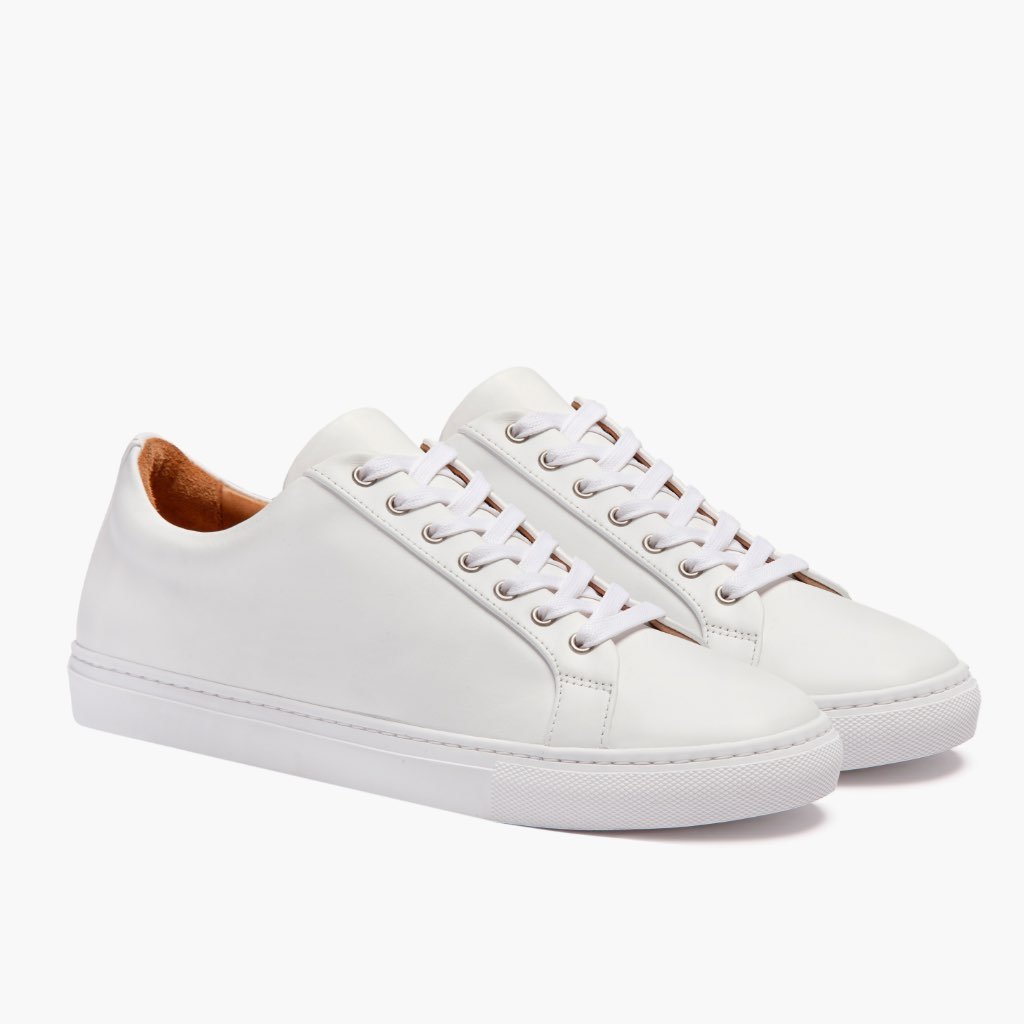 Tenis Thursday Boots Premier Low Tops Cuero Hombre Blancos | MX224VRW