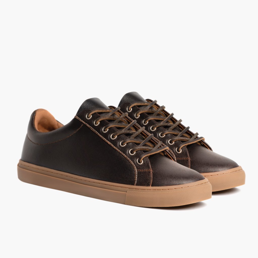 Tenis Thursday Boots Premier Low Tops Cuero Classic Hombre Marrom | MX230JPQ