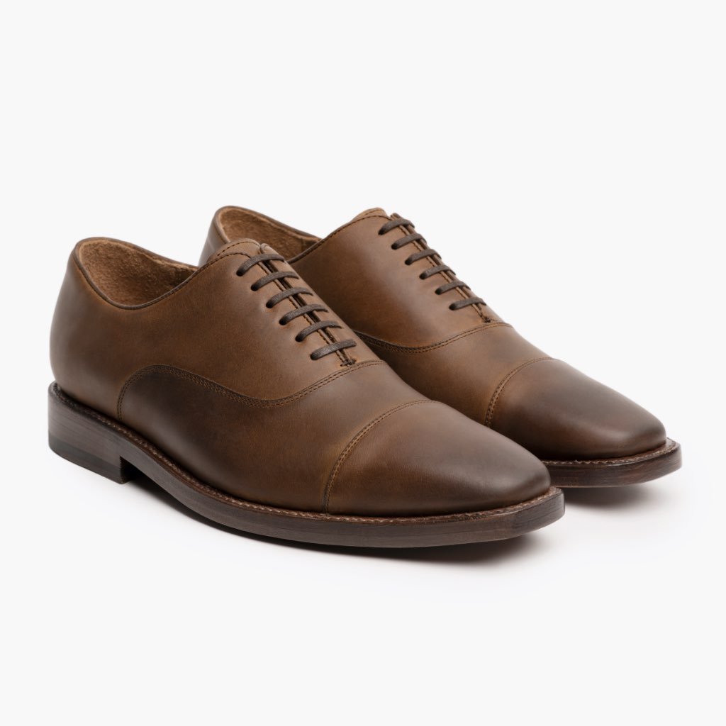 Zapatos de Vestir Thursday Boots Executive Cuero Hombre Cafes | MX244EBC