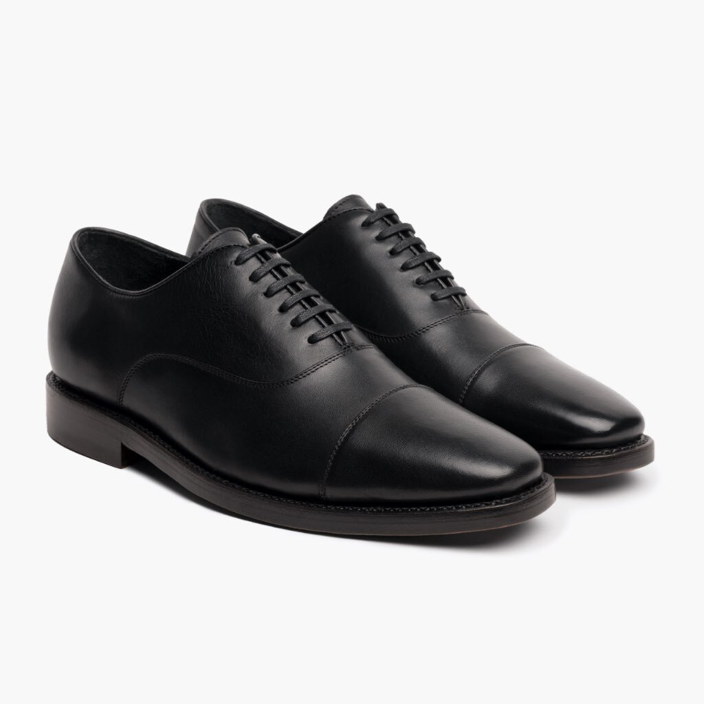 Zapatos de Vestir Thursday Boots Executive Cuero Classic Hombre Negros | MX249BEX